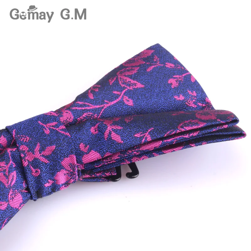 Männer Bogen Krawatten Neueste Polyester Fliege Für Männer Marke Männlichen Floral Jacquard Bowtie Krawatte Geschäfts Hochzeit Gravata Borboleta