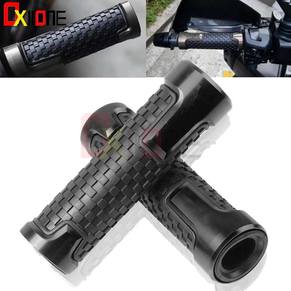 

7/8"Motorcycle knobs Anti-Skid scooter Fashion Handle Grips CNC 22mm Bar Hand Handlebar For Sym MAXSYM 400 400i 600 600i max