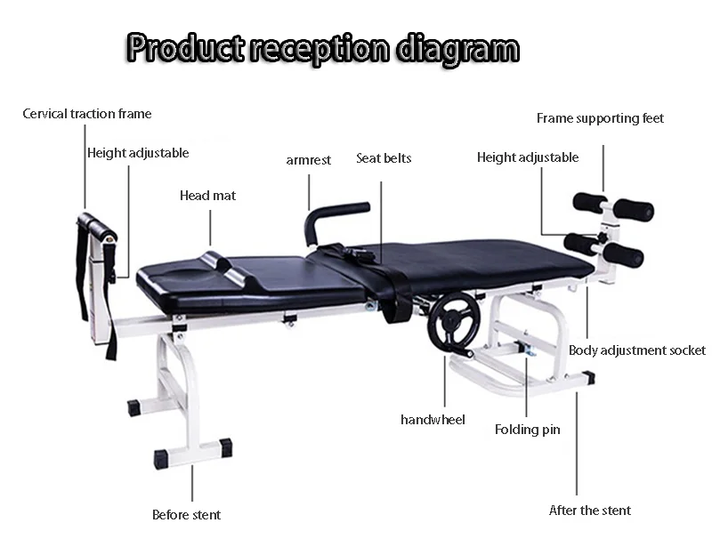 Home stretch tractor lumbar cervical electric traction bed between the waist dish outstanding therapeutic apparatus J1962