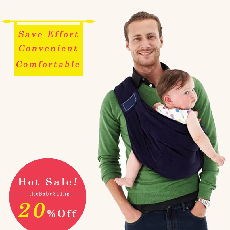 Ergonomic Infant Slings Baby Carrier Slings Wrap Baby Backpack Carrier High Quality 100% Organic Cotton Kids Kangaroo