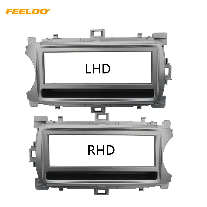 

FEELDO Car Stereo 1Din Dash Panel Fascia Frame Adapter For Toyota Yaris (XP130) Face Plate Frame Refitting Trim Kit RHD/LHD