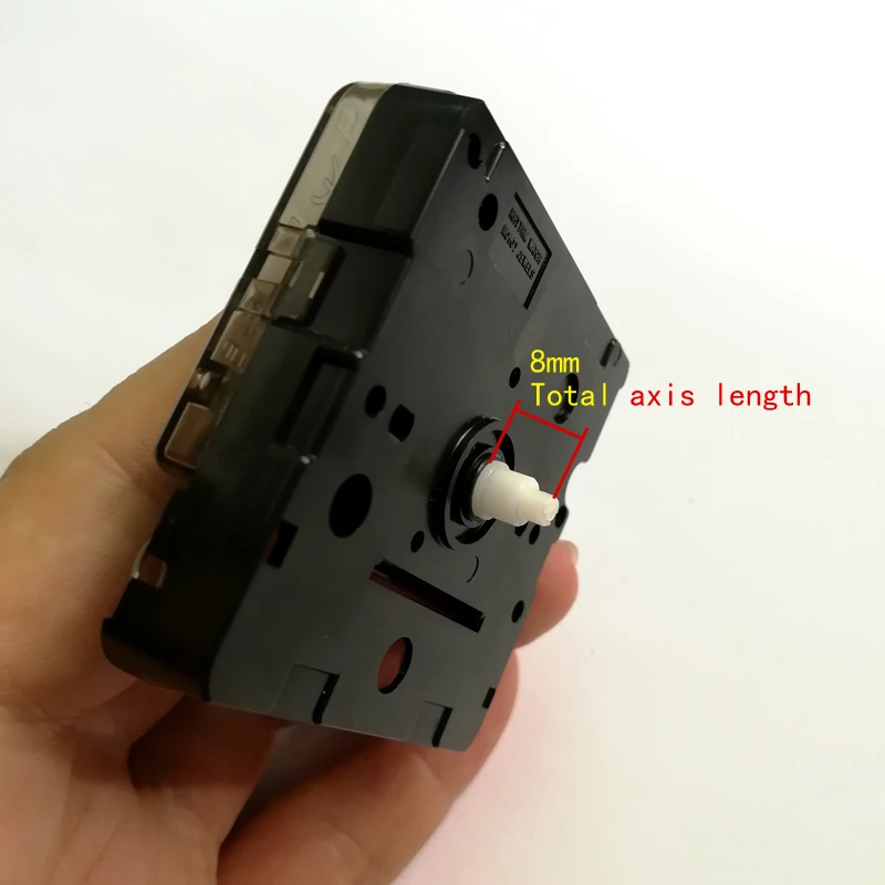 Snap In Type Silent Quartz Clock Movement Plastic Sweep Mechanism With Hands DIY Accessory Kits