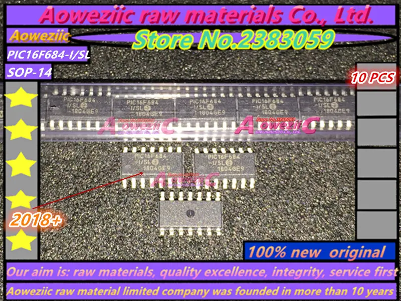 

Aoweziic 2018+ 100%new original PIC16F684-I/SL PIC16F684-I / SL PIC16F684 SOP-14 MCU controller