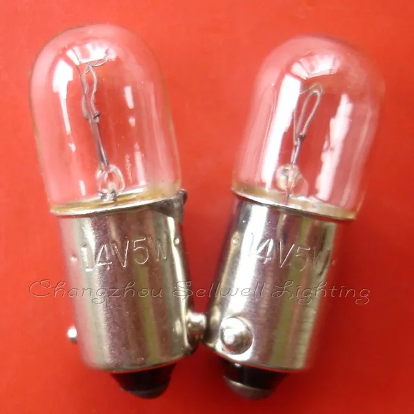 

Miniature light 14v 5w Ba9s T10X28 A081 NEW 10pcs