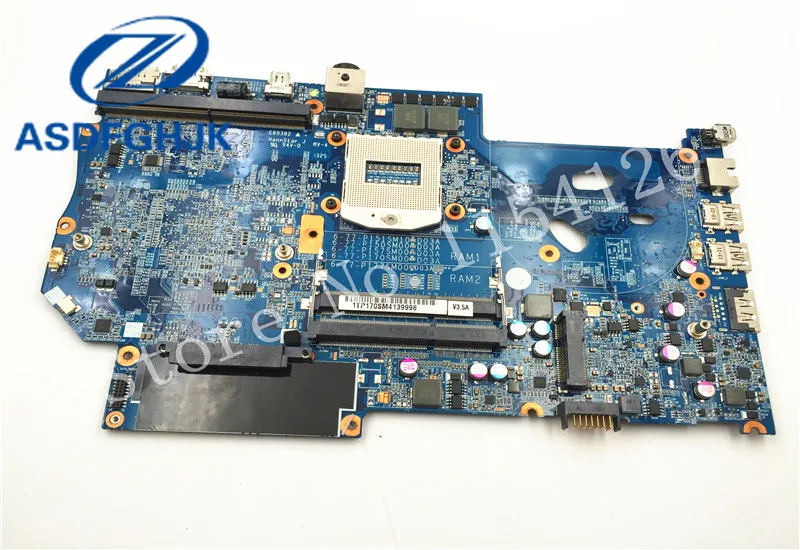 

6-77-p150sm00-d03a Laptop Motherboard FOR CLEVO P170SM P177SM DDR3 Non-integrated 100% Test OK