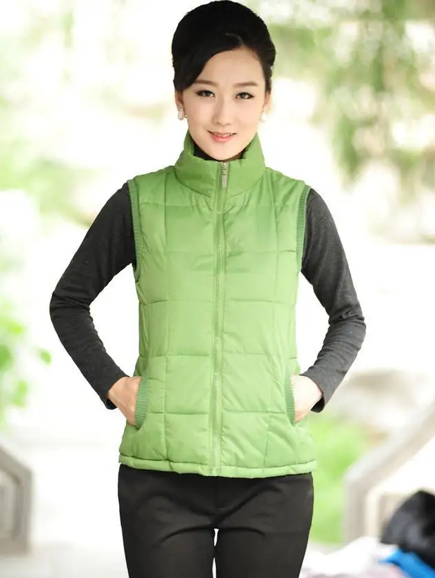 

Hot! Winter Warm Woman Down Vest For Man and Woman Waistcoat Lover Down Vest Coat Jacket size XL-XXXXL Factory sales