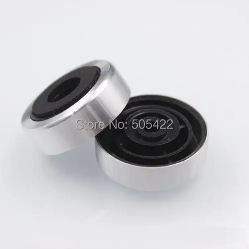 New Aluminum Plastic Amplifier Speaker Isolation Feet Instrument Base Pad 30x11mm 100pcs/lot