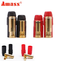 Amass AS150 Male Female Anti Spark Connector 7mm Gold Plated Banana Plug Set for RC Battery ESC Drone Car Boat