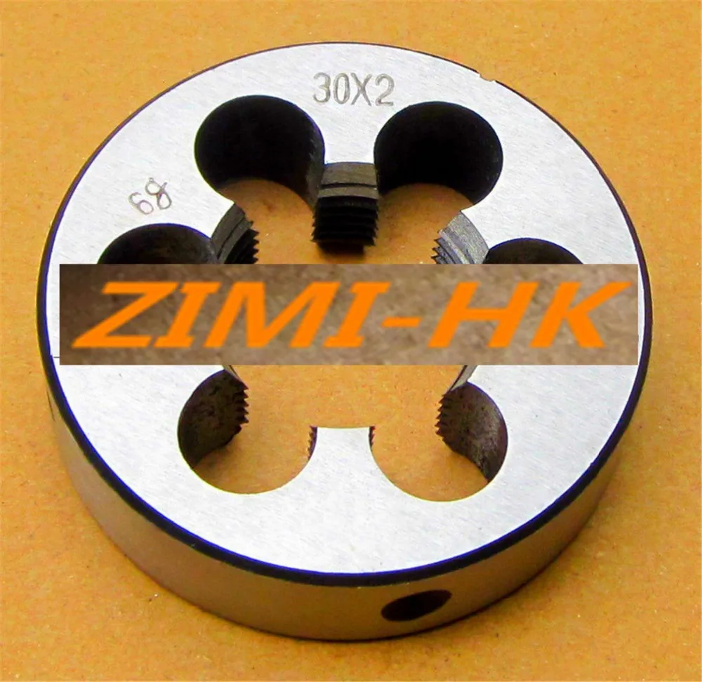 (1pcs) 30mm x 2 Metric Right hand Die M30 x 2 mm Pitch (The high quality )