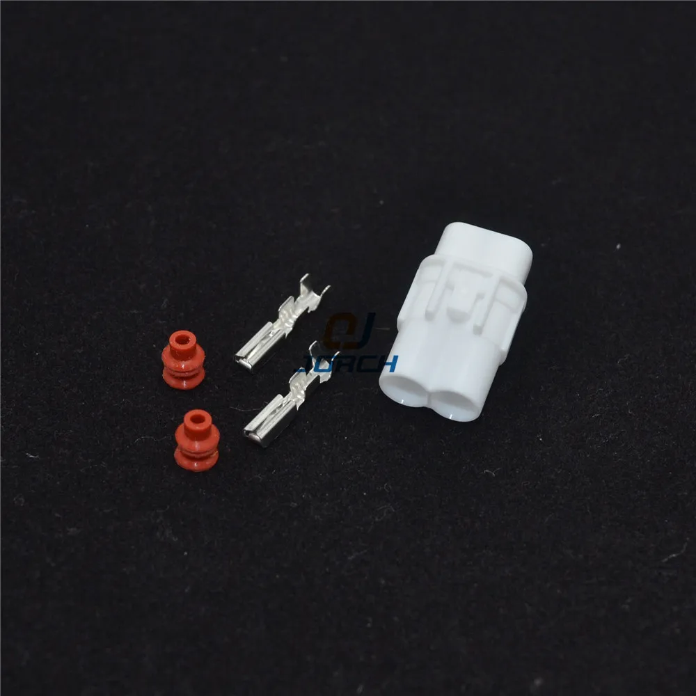 10 kits sets 2 way Pin White Sumitomo MT090-2B female automotive electrical connectors waterproof auto plug 6180-2181