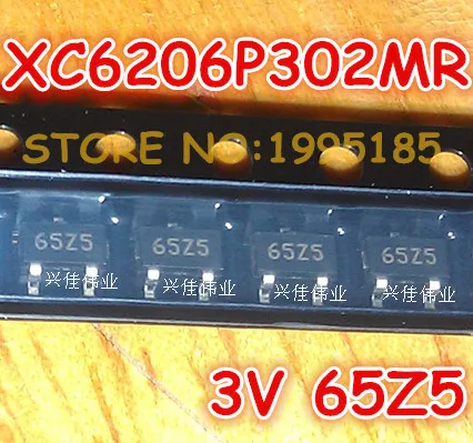 100pcs/lot XC6206P302MR(65Z5)  XC6206 6206 3V SOT23