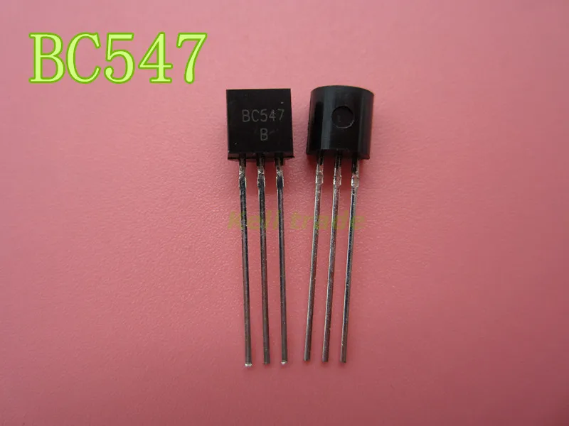 Novo 1000 pces novo bc557b 500 pces + bc547b 500 pces bc547 bc557 para-92 pequenos transistores de sinal