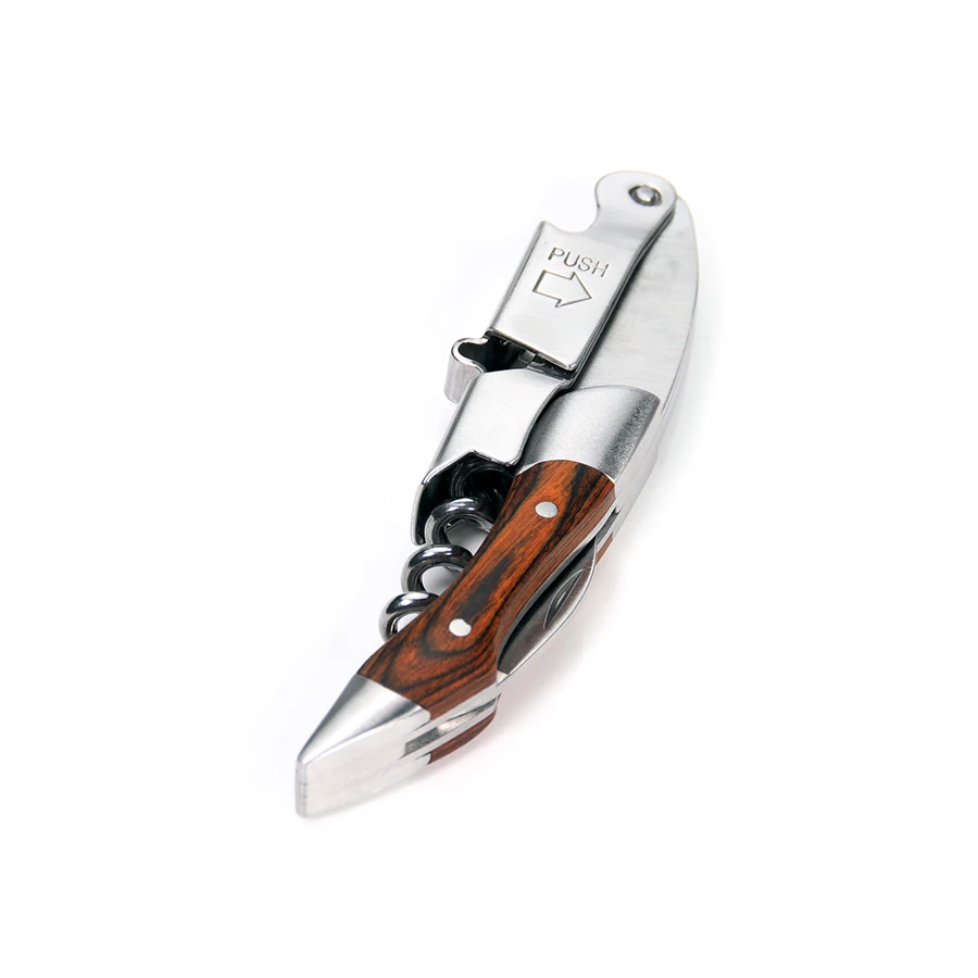 Waiters Corkscrew, Professional All-in-one Wine Opener, Bottle Beer Cap Opener with Foil Cutter The Favored Choice of Sommeliers