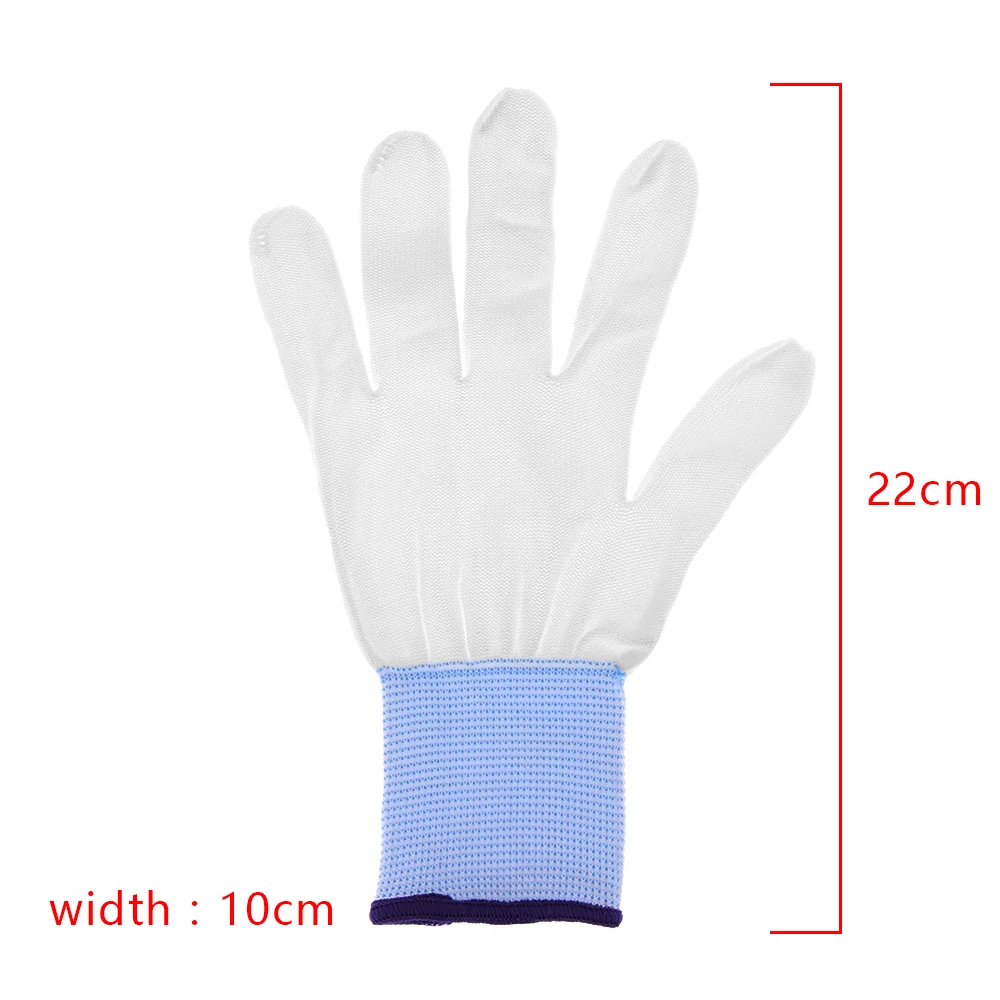 1 Pair Useful Hot Practical White Nylon Wrapping Gloves Application Tools For Car Wrap Vinyl Sticker Garden Gloves Mittens Glove