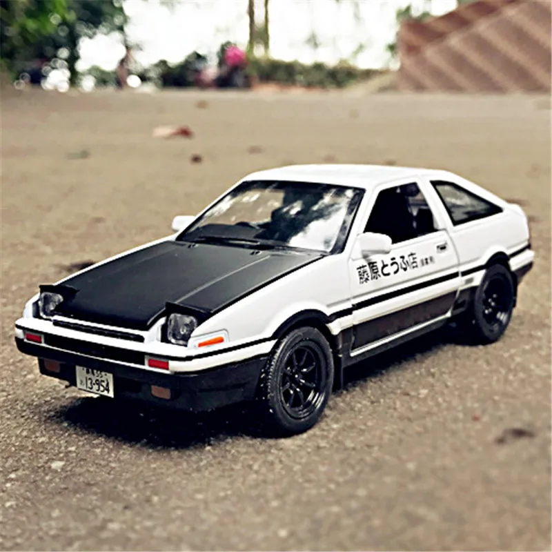 1:32 Simulation AE86 Metal Alloy Toy Car Diecasts & Toy Vehicles Decoration Model Miniature Scale Collect Toys For Children Boy