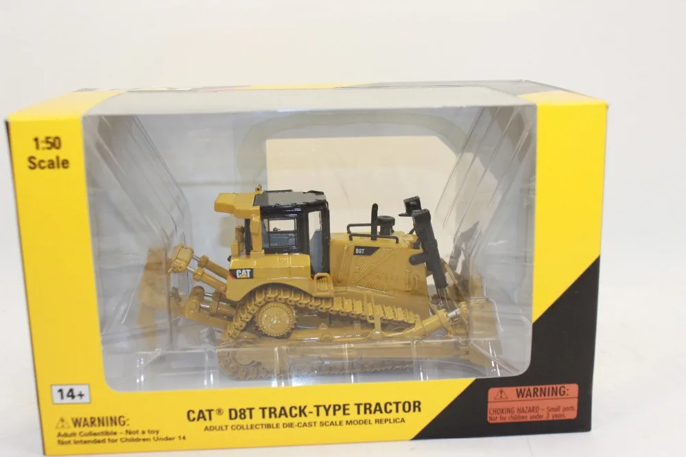 Norscot 1:50 Caterpillar CAT D8T Engineering Machinery Bulldozer Track Type Tractor Diecast Toy Model 55299 Collect,Decoration