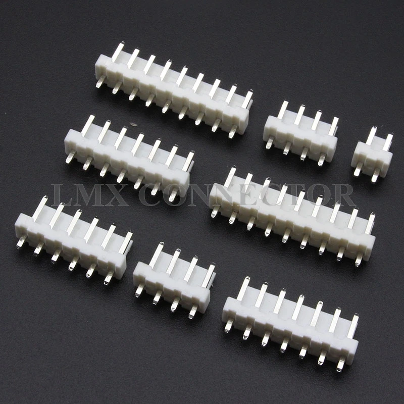 

500PCS/Set VH3.96mm Straight Needle Male Connector 2P/3P/4P/5P/6P/7P/8P/9P/10P/11P/12P/13P White C