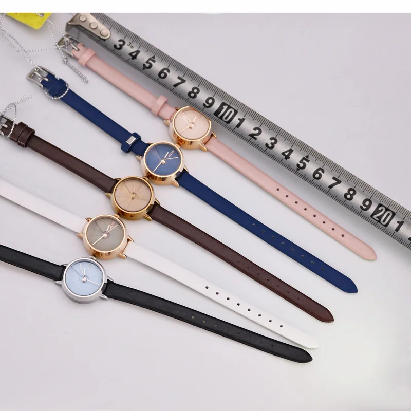Top Julius Lady Children Women\'s Watch Retro Bending Fashion Hours Mini Cute Dress Bracelet Leather Party Girl Birthday Gift
