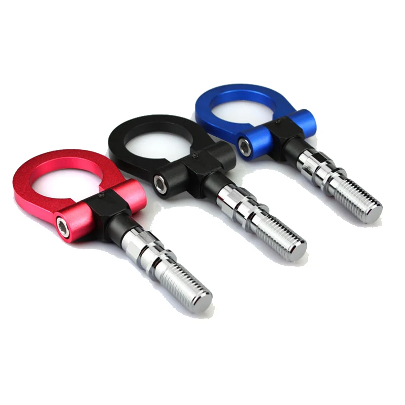 Universal Auto Racing Tow Hook Tuning CNC Aluminum Tow Front Rear Jdm Japanese Fit For HONDA FIT JAZZ 2008-2014