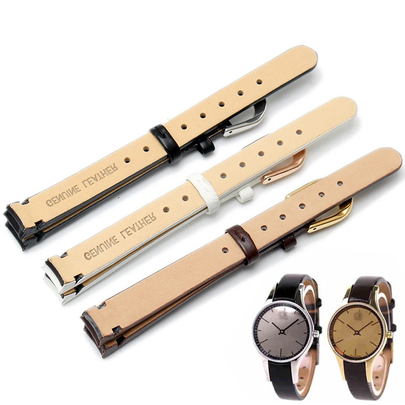 10MM High Quality Genuine Leather Watchband For Watch Strap Band K43231/K43232 K4323130 K4323209 Patent leather Watch Band