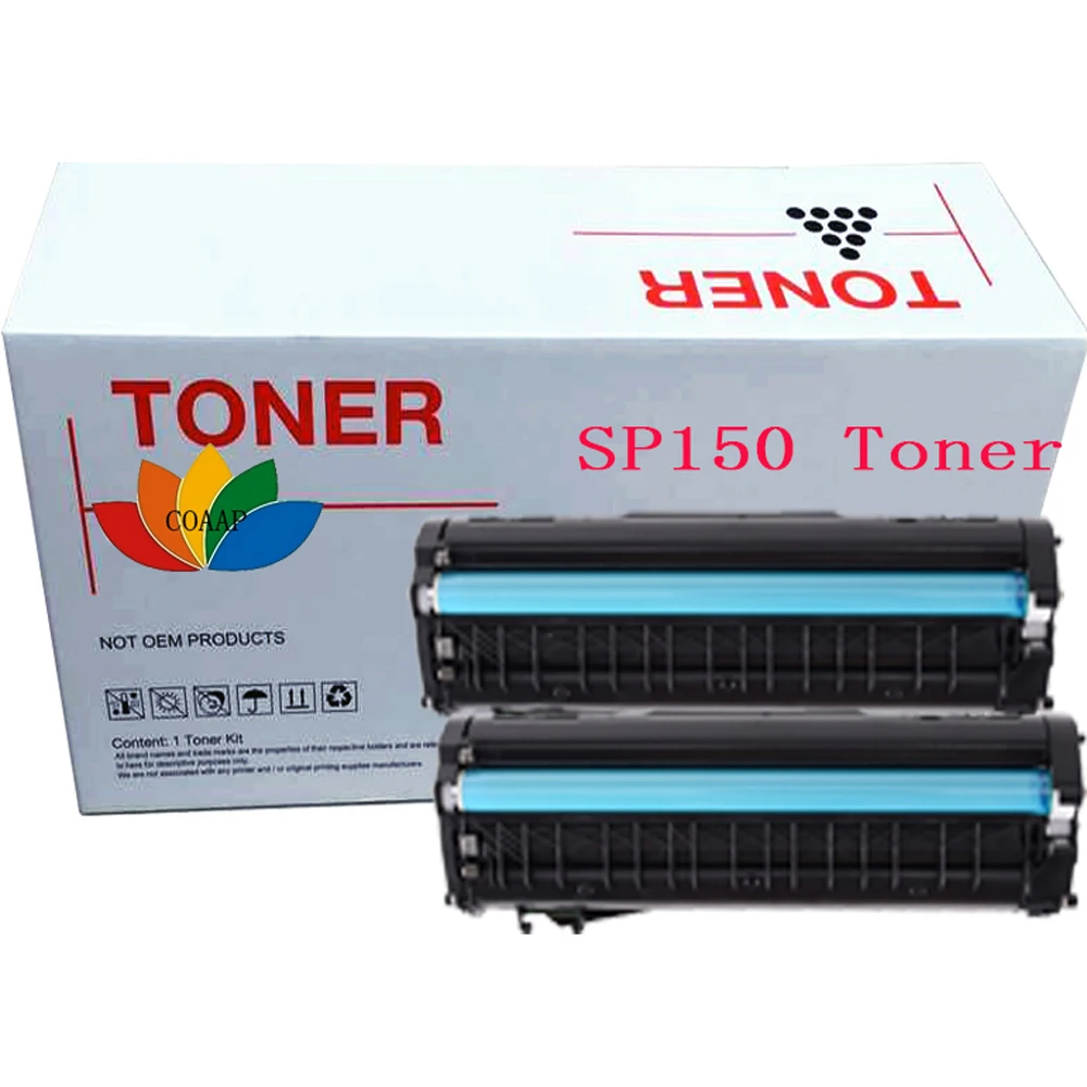 2x Compatible SP150 Black Toner Cartridge For Aficio SP150SU SP150SUW SP150W SP150S SP150SF SP150X Ricoh Laser Printer