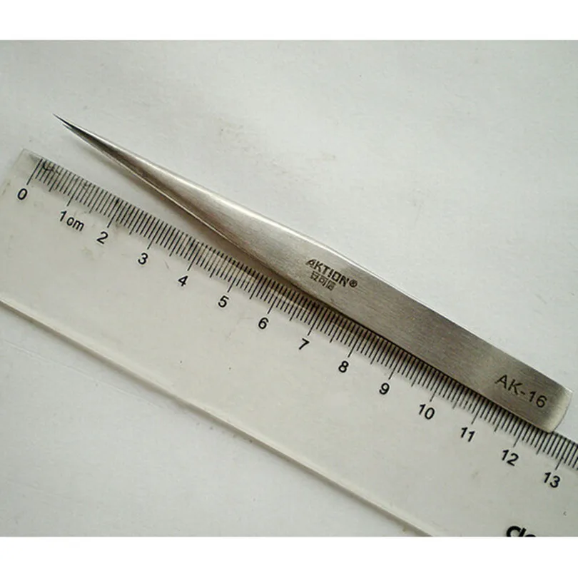 New Stainless Steel Industrial Anti-static Tweezers watchmaker Repair Tools High Quality AA7722