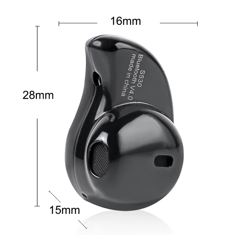 VAORLO S530 Bluetooth Kopfhörer Mini Unsichtbare Sport lauf Freihändiger Drahtloser Headset Ohrhörer Stereo bluetooth kopfhörer pk i7