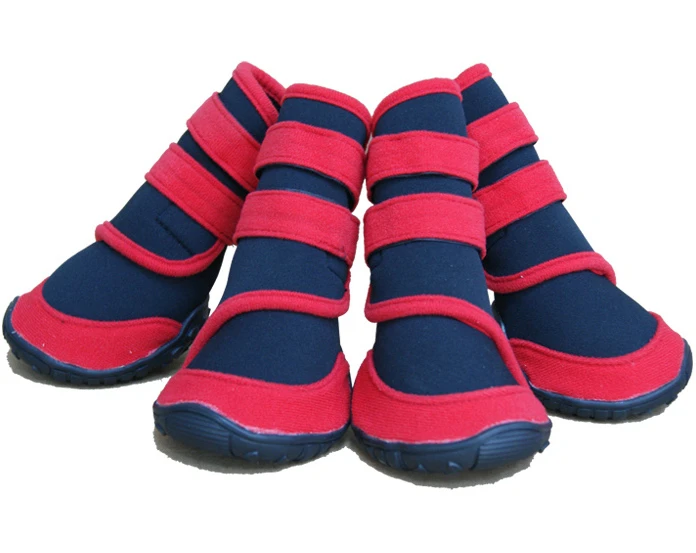 

Hot sale high quality winter Waterproof Oxford Big pet dog shoes large Pet rain non-slip Boots/shoes, 4pcs/set