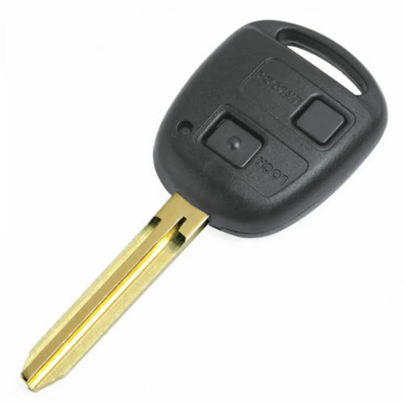 Pilot zdalnego sterowania KEYECU z 2 przyciskami 304 MHz 4C Chip do Toyota Tarago Avensis RAV4 Corolla Landcruiser 100 Fob 60030 60040