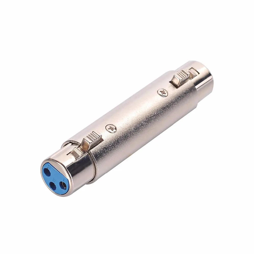 XLR Female to Female Cable Adapter Gender Changer Adaptor