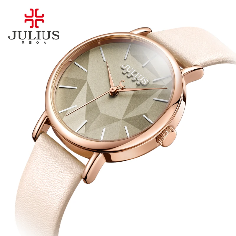 

2018 Summer New Creative Women Quartz Wrist Watch Julius Montre Femme Genuine Clock Hour Japan 2035 Movement Casual Watch JA-985