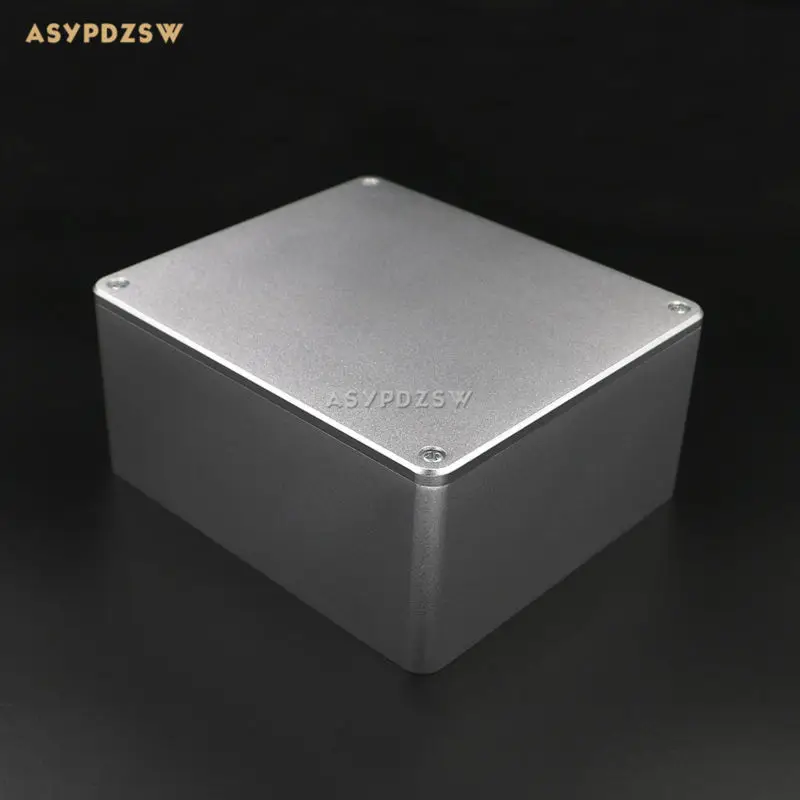 Полностью алюминиевая пескоструйная Серебристая крышка трансформатора 160*75*140, защитная крышка силового трансформатора, корпус
