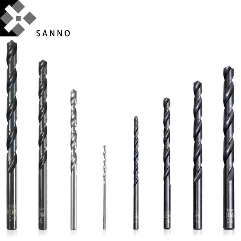 High precision micro twist drill bit diameter 1.4mm - 1.63mm high speed steel straight shank drill bits