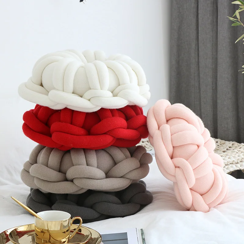 2019 new dount pattern cushions knotted cushion throw pillow waist back cushions seat cushion/back cushion sofa pillows cojines