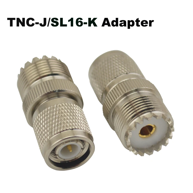 

TNC-J (TNC Male)/SL16-K (UHF SO239 Female) jack RF Adapter walkie talkie connector