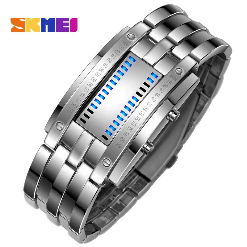 

SKMEI 0926 Fashion Creative Watches Men Luxury Brand Digital LED Display 50M Waterproof Lover's Wristwatches Relogio Masculino