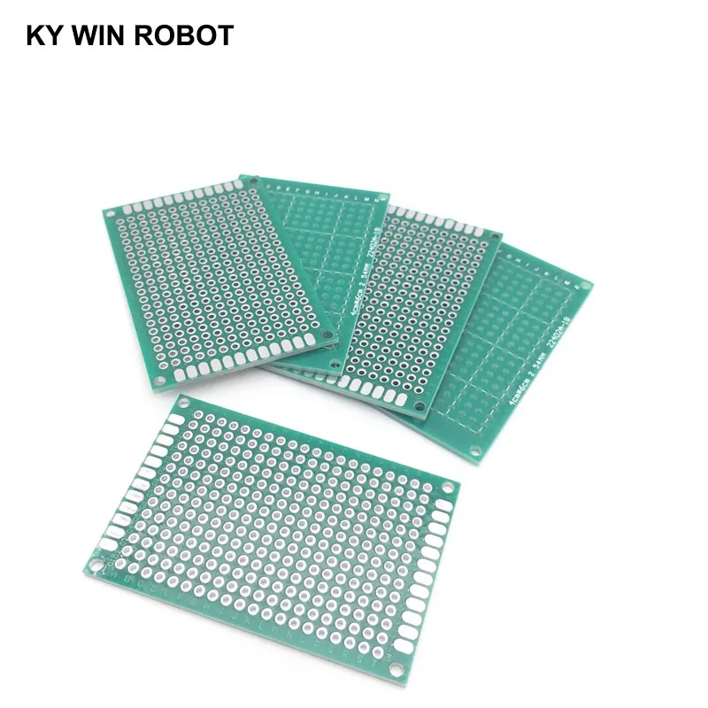 Picture 6: 5pcs 4x6cm 40x60 mm Single Side Prototype PCB Universal Printed Circuit Board Protoboard For Arduino