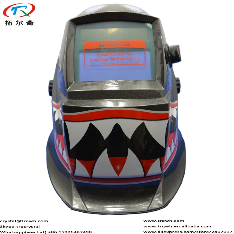 trqwh solar powered auto darkening arc welding helmet/electric mask for full face eyes protection fast shipping TRQ-GD02-2233FF