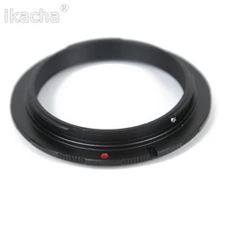 Black 52mm 55mm 58mm 62mm 67mm 72mm 77mm Macro Reverse Adapter Ring for Sony AF Alpha Minolta MA Mount