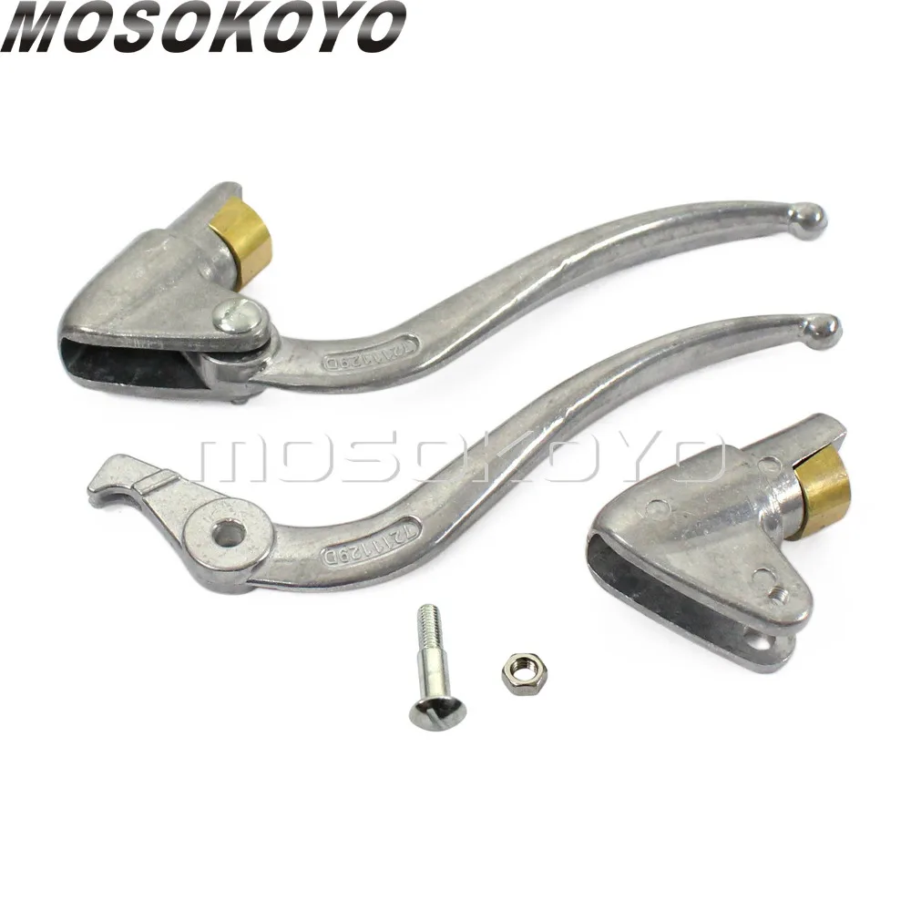 Motorcycle Old School Brake Clutch Lever For Dnepr Ural K750 Bobber Custom BMW Ural M 72 Retro Handlebar Control Kit Hand Grips