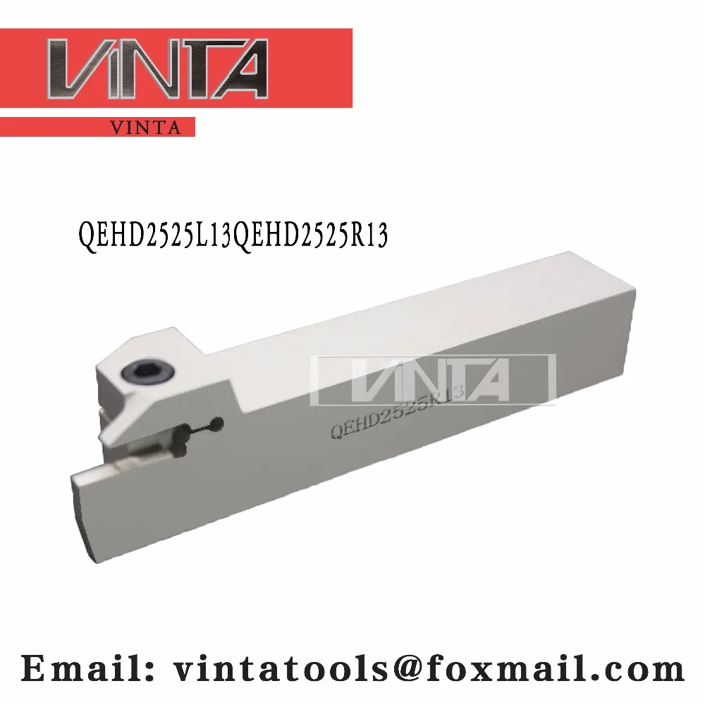 

QEHD2525L13/QEHD2525R13 External Parting and grooving tools Grooving tool holder matched inserts ZTHD0504-M