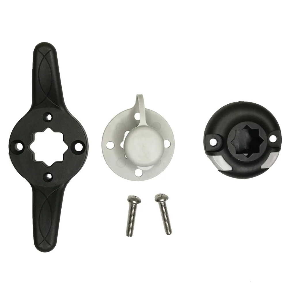 Rowing Boats Canoe Kayak Cleat Rib Port Tie Up Cleat Sea Fishing Holder Mount Base Rod Pole Tackle Kit Accessory