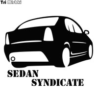 Tri Mishki HZX003 15*19cm 1-4 pieces sedan syndicate for renault logan car sticker auto car stickers