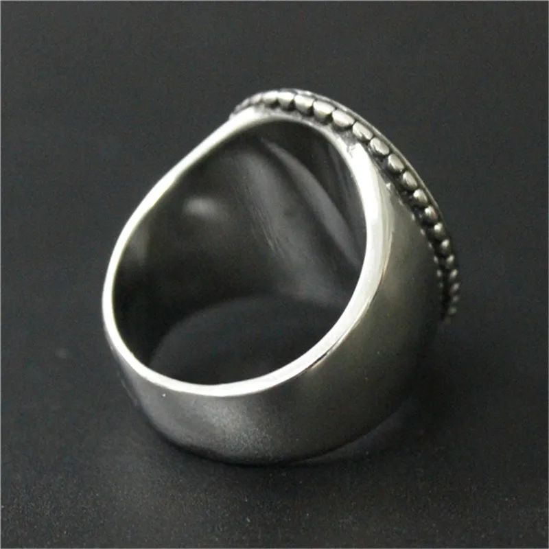 1pc Polishing Love Heart Ring 316L Stainless Steel Punk Style Lovers Ring