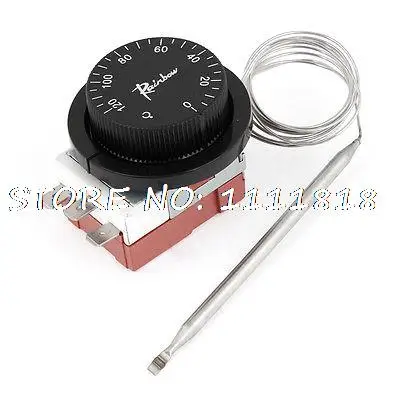 

250V 20A 3-Pin Terminals Temperature Control Switch Capillary Thermostat Part