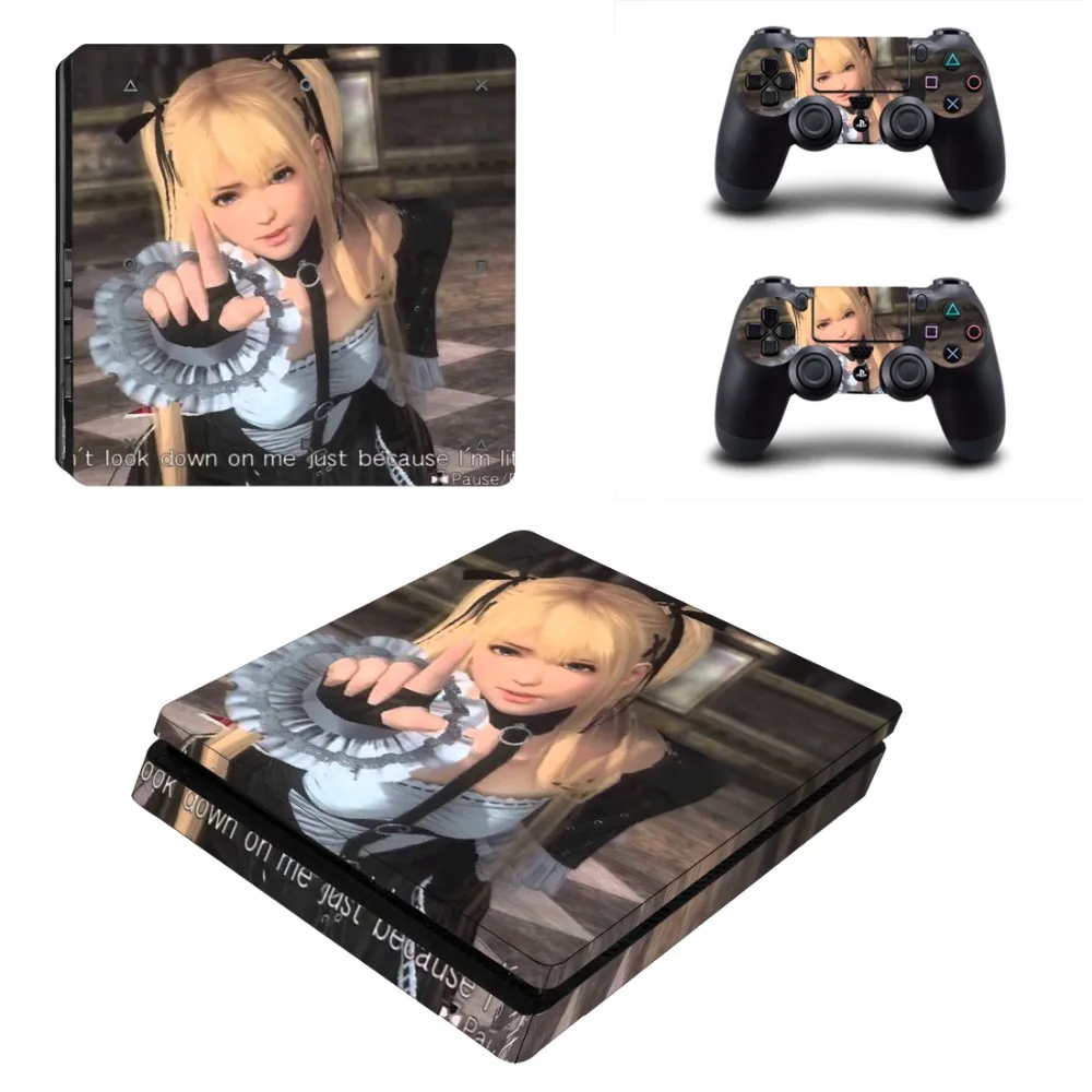 

Dead or Alive 6 PS4 Slim Skin Sticker Vinyl For PlayStation 4 Console and Controllers PS4 Slim Skin Stickers Decal