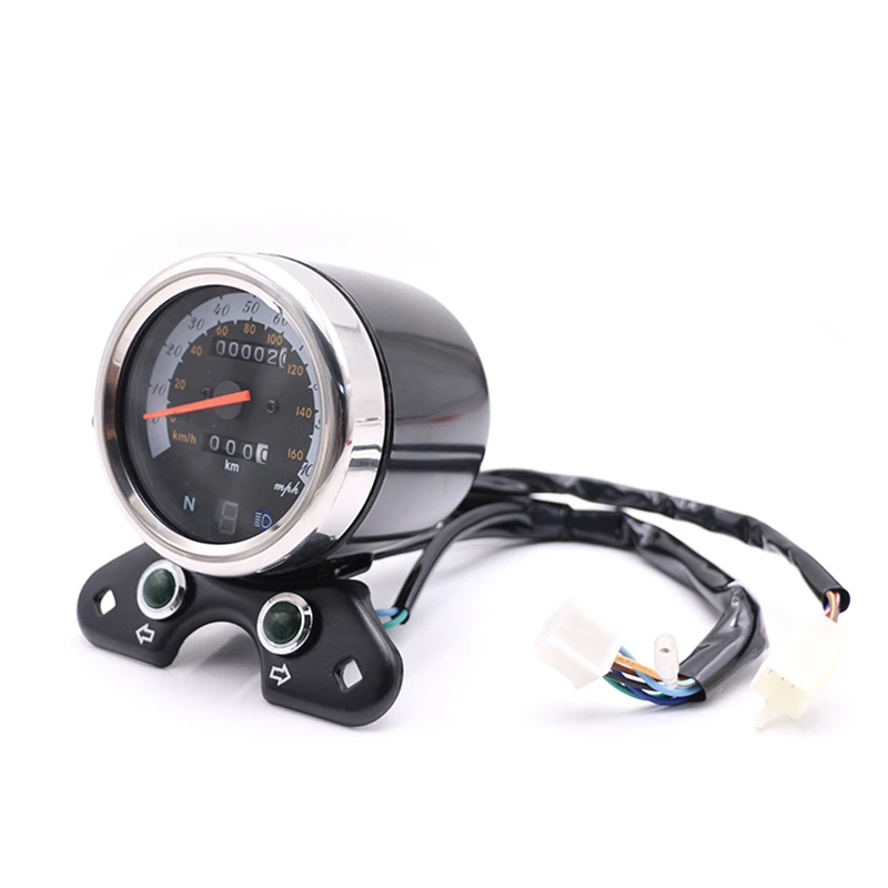 Motorcycle Speedometer Odometer Tachometer for Prince 125 150 250 Jialing Scooter Meter Motor Instrument with Fuel/Gear Level