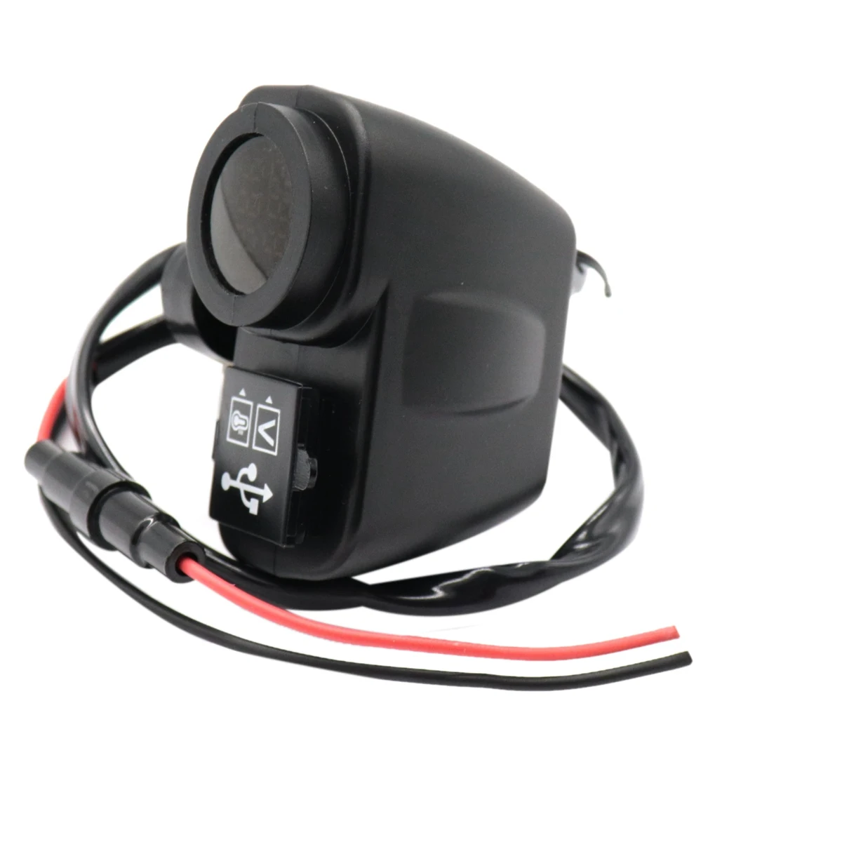 AUTO -12V do 5V motocyklowa ładowarka Usb do Moto 2.1A 12V ładowarka motocyklowa z woltomierzem Led