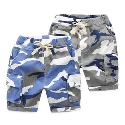 2022 new summer Children Camouflage shorts boys girls Easy Beach pants loose army toddler Five points thin pants kids clothing