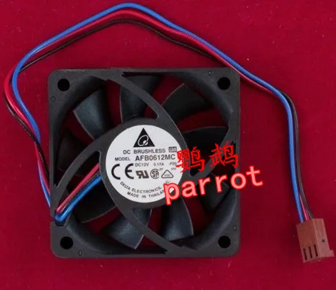 

AFB0612MC Original DELTA6015 DC12V 0.17A 3 wire cooling fan
